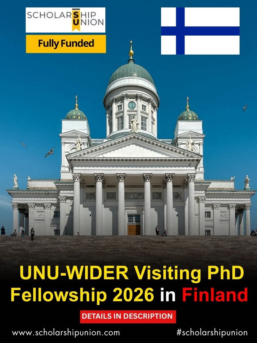 UNU-WIDER Visiting PhD Fellowship 2026 In Finland