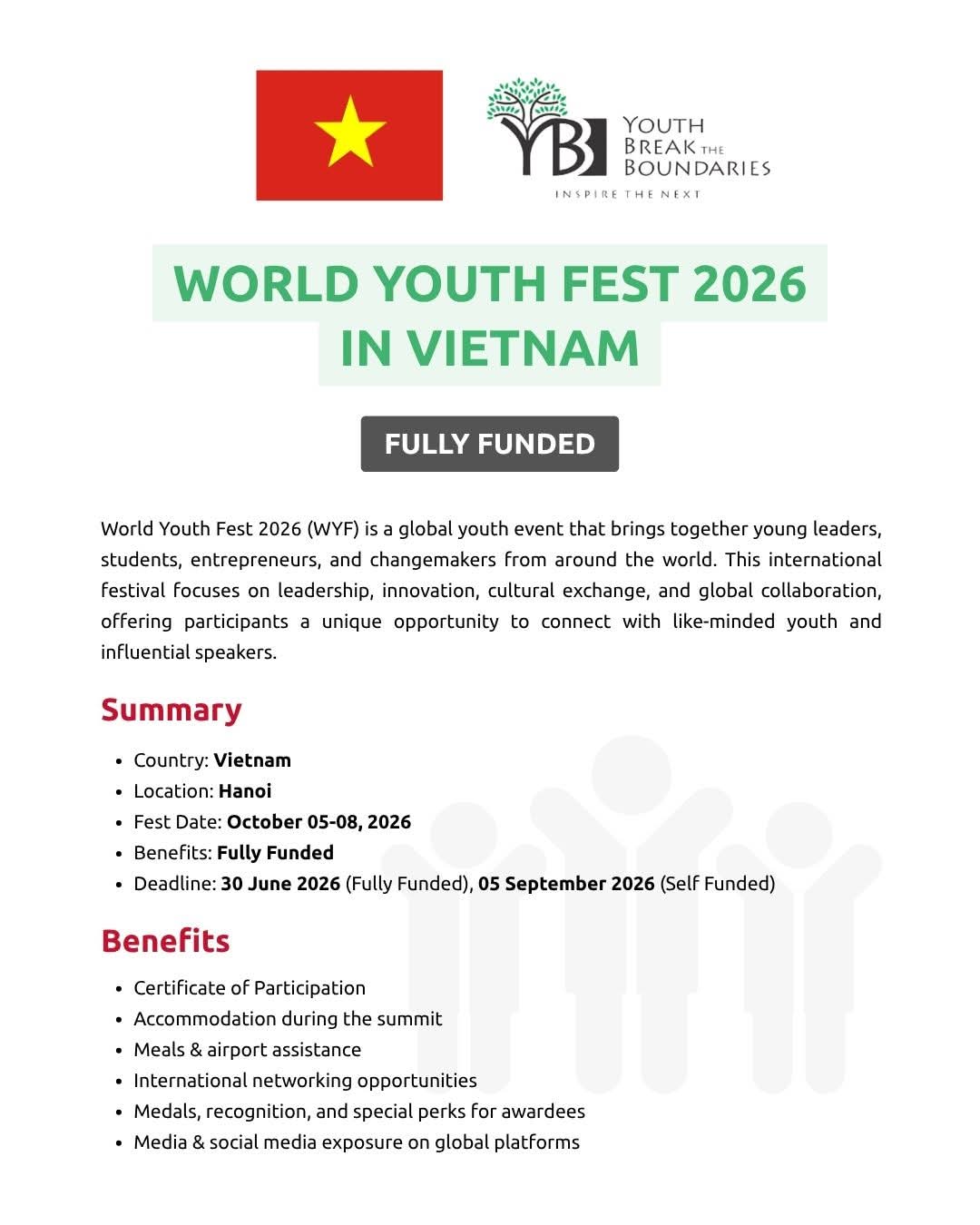 World Youth Fest 2026 in Vietnam