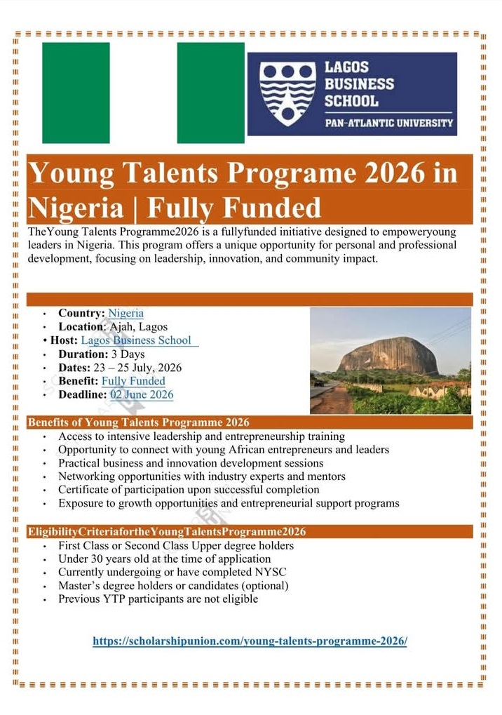 Young Talents Programme 2026 in Nigeria