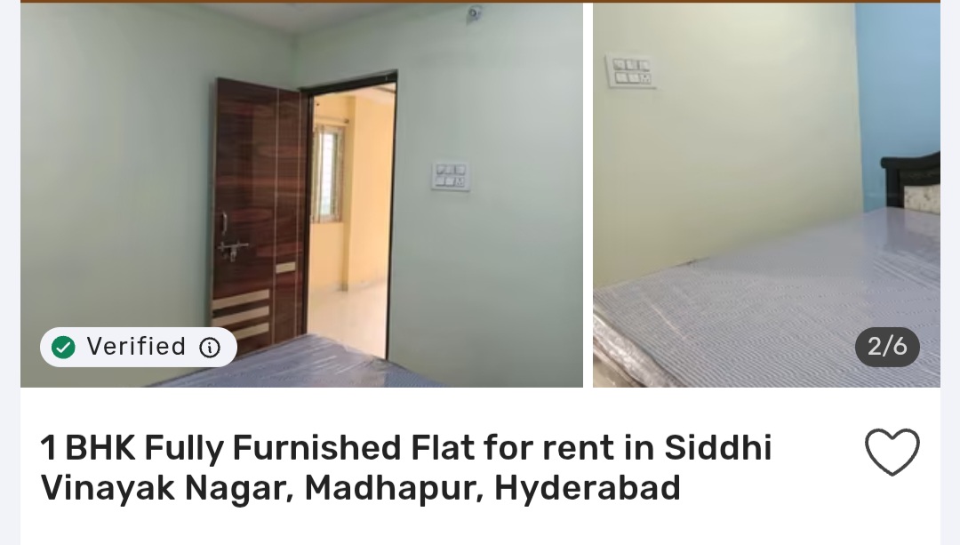 🏡 1 BHK Flat – Madhapur