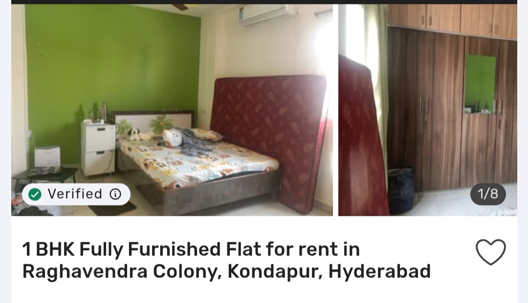 🏡 1 BHK in Raghavendra Colony (750 sq.ft)