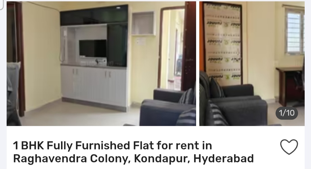 🏠 1 BHK in Raghavendra Colony –