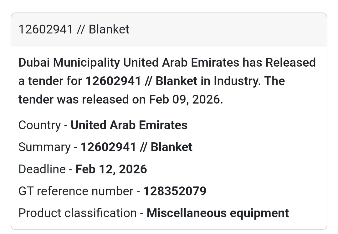 🧺 12602941 – Blanket tender