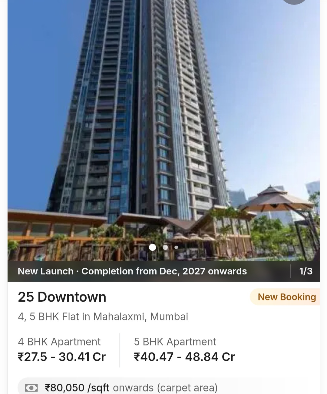 🏙️ 25 Downtown – MahaLaxmi’s New Icon of Ultra-Luxury Living