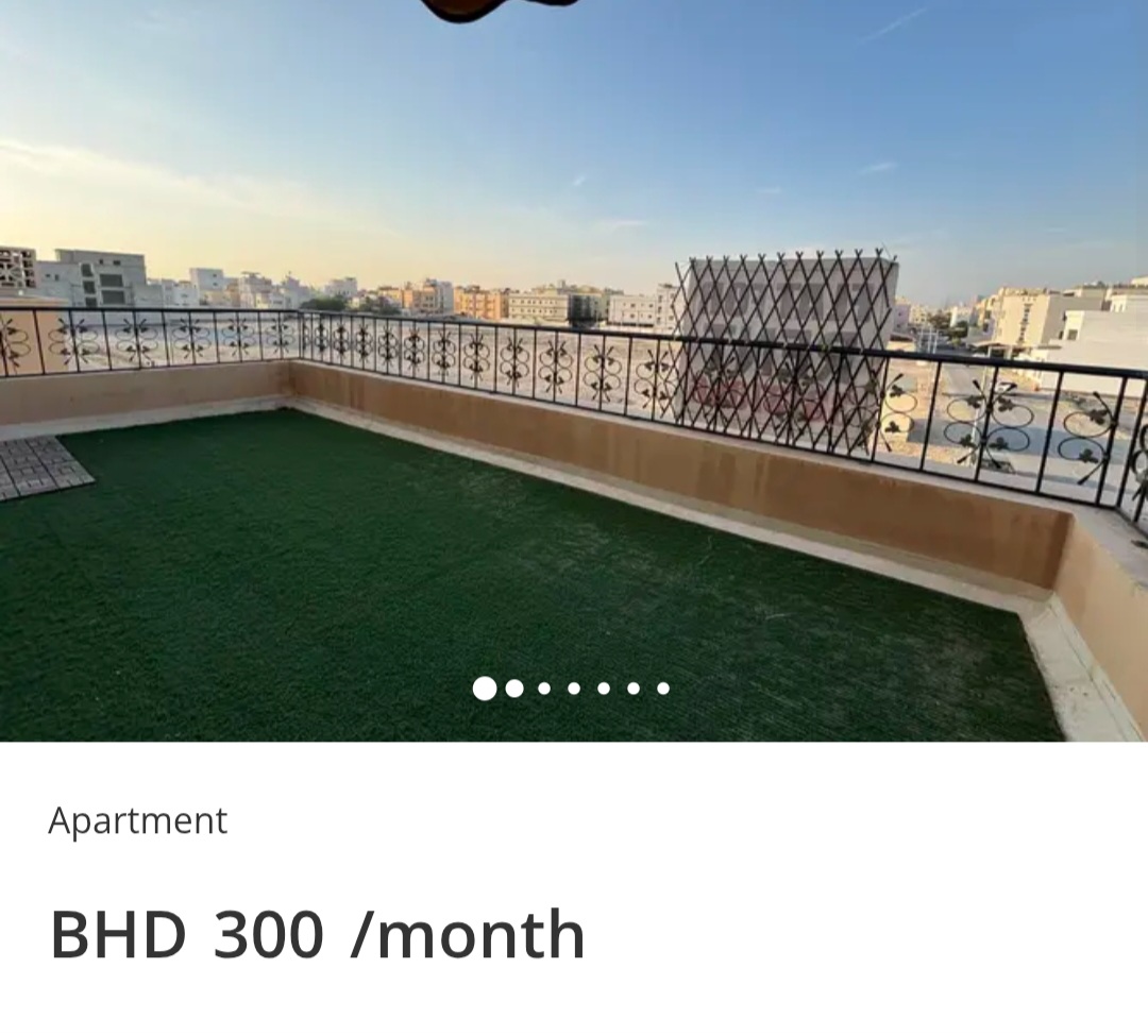 🌊 3BR Apartment | Huge Terrace | Tubli