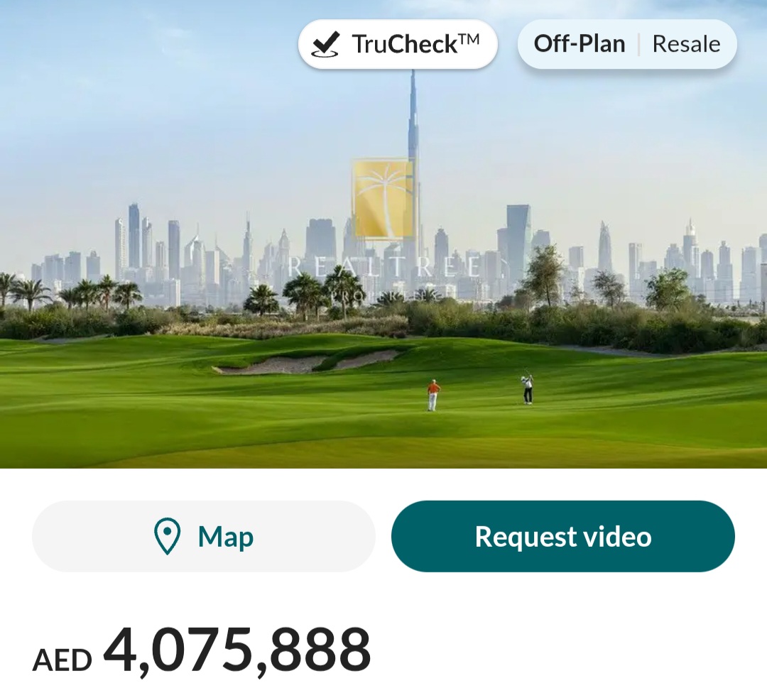 🏙️ 3BR Resale | Club Drive Tower B – Dubai Hills