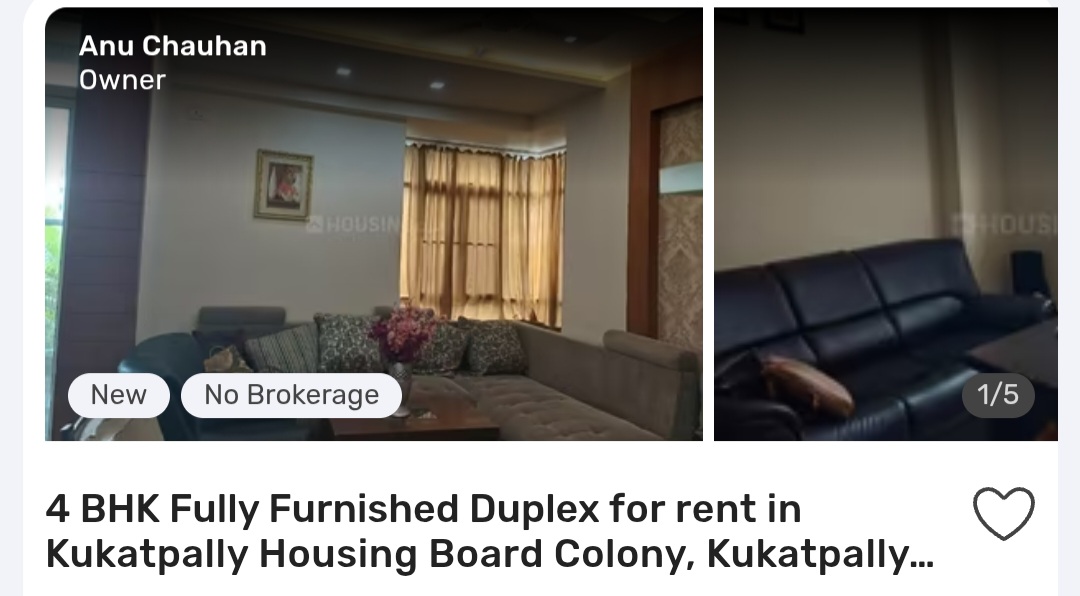 🏠 4 BHK Duplex – Kukatpally