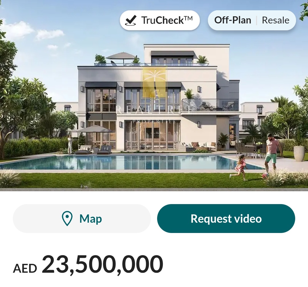 🌴 6BR Waterfront Luxury | Mirage – The Oasis by Emaar