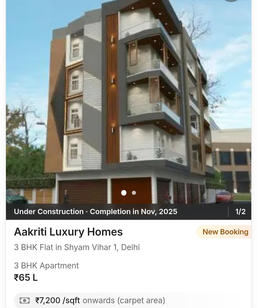 ✨ Aakriti Luxury Homes – Shyam Vihar 1, Delhi ✨