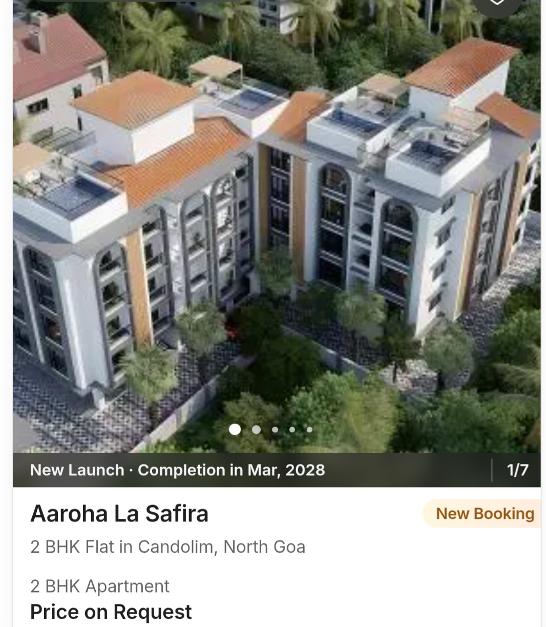 🏡 Aaroha La Safira – Premium 2 BHK Homes in Candolim, North Goa