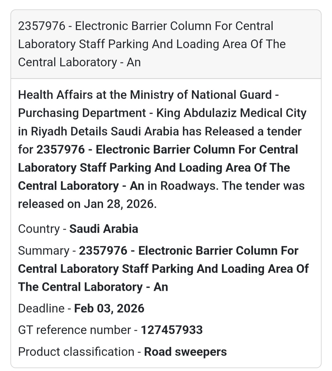 🚧 Access Control Infrastructure | Riyadh