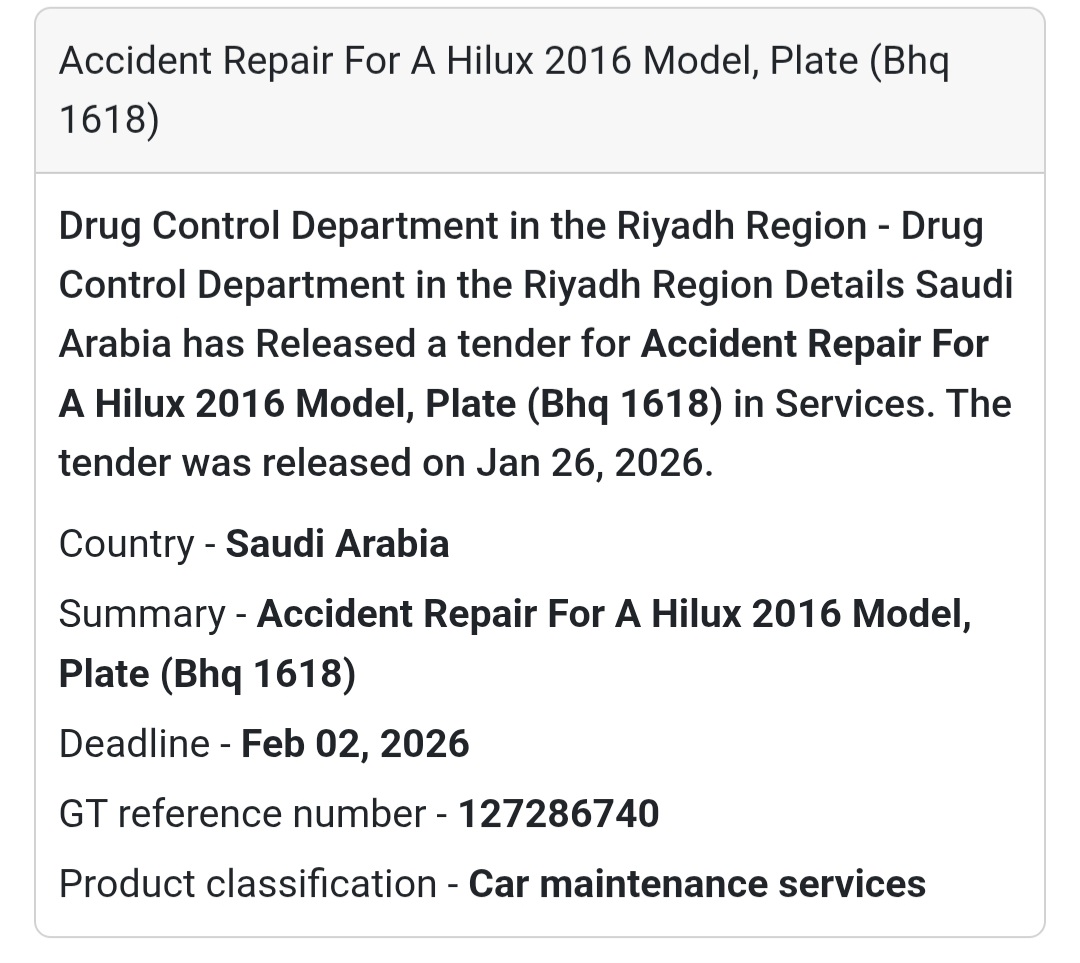 🚘 Accident Repair – Toyota Hilux 2016