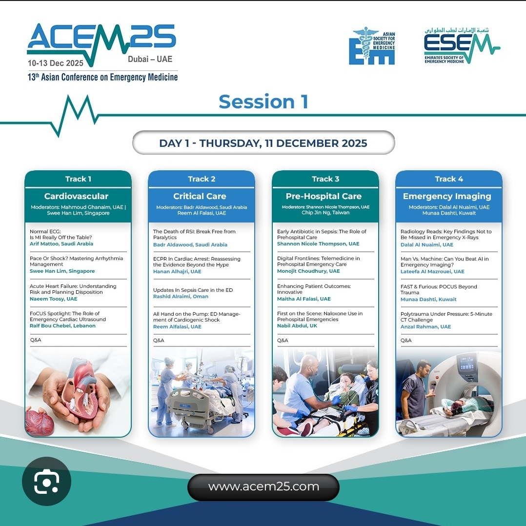 📢 ACEM25 – Session 1 Highlights