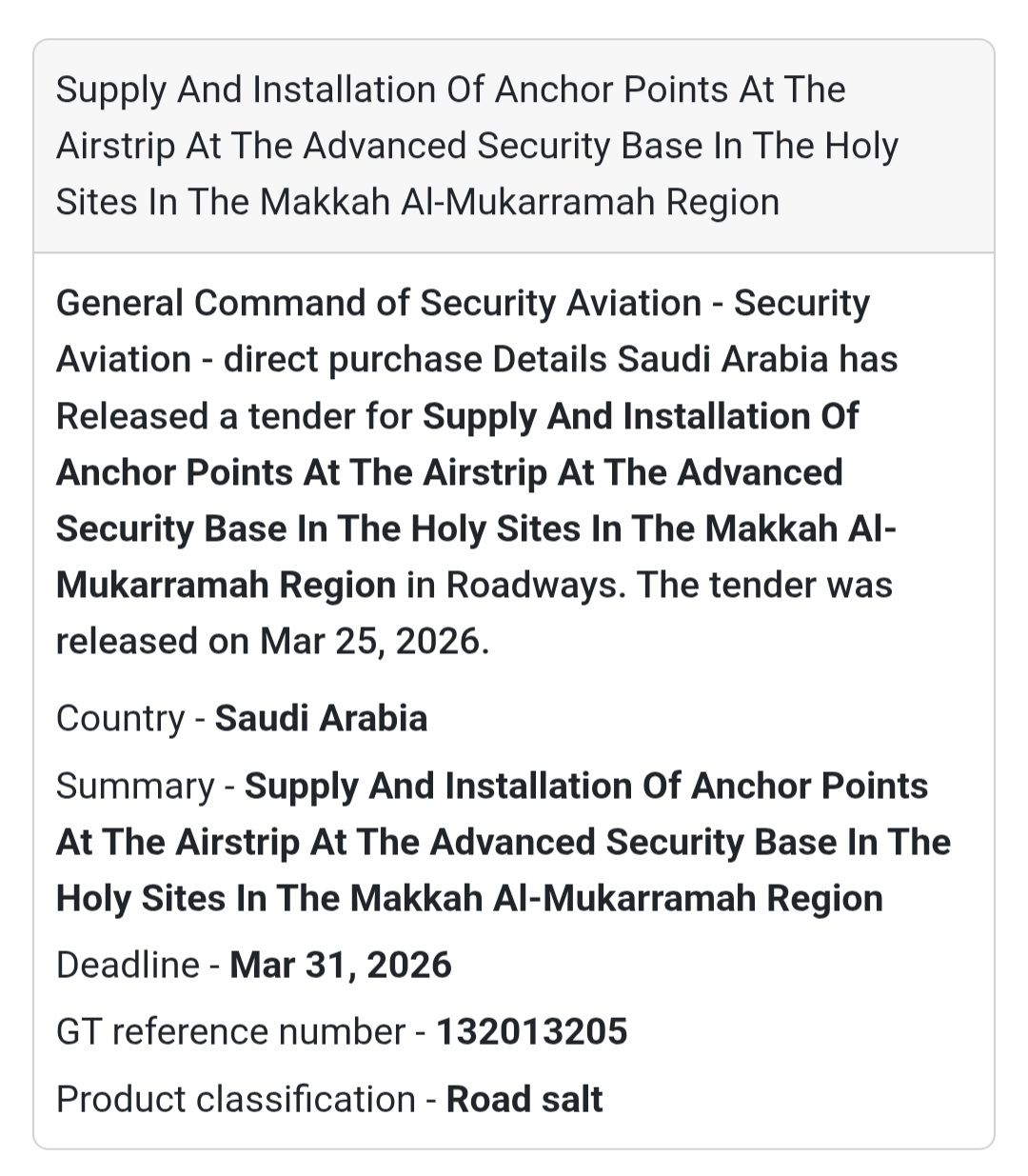 🛫 Airstrip Anchor Installation