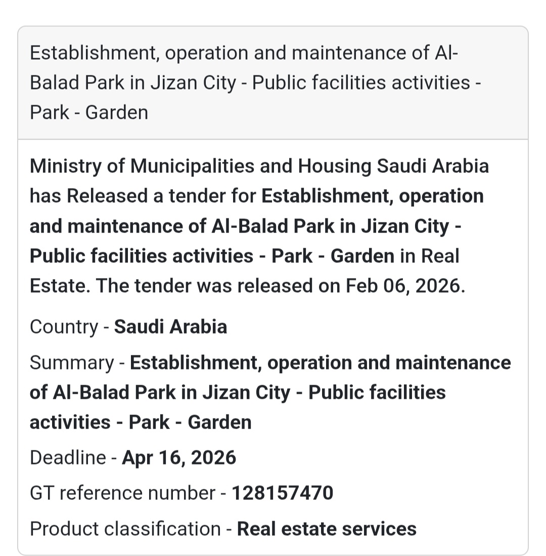 🌳 Al-Balad Park – Jizan City