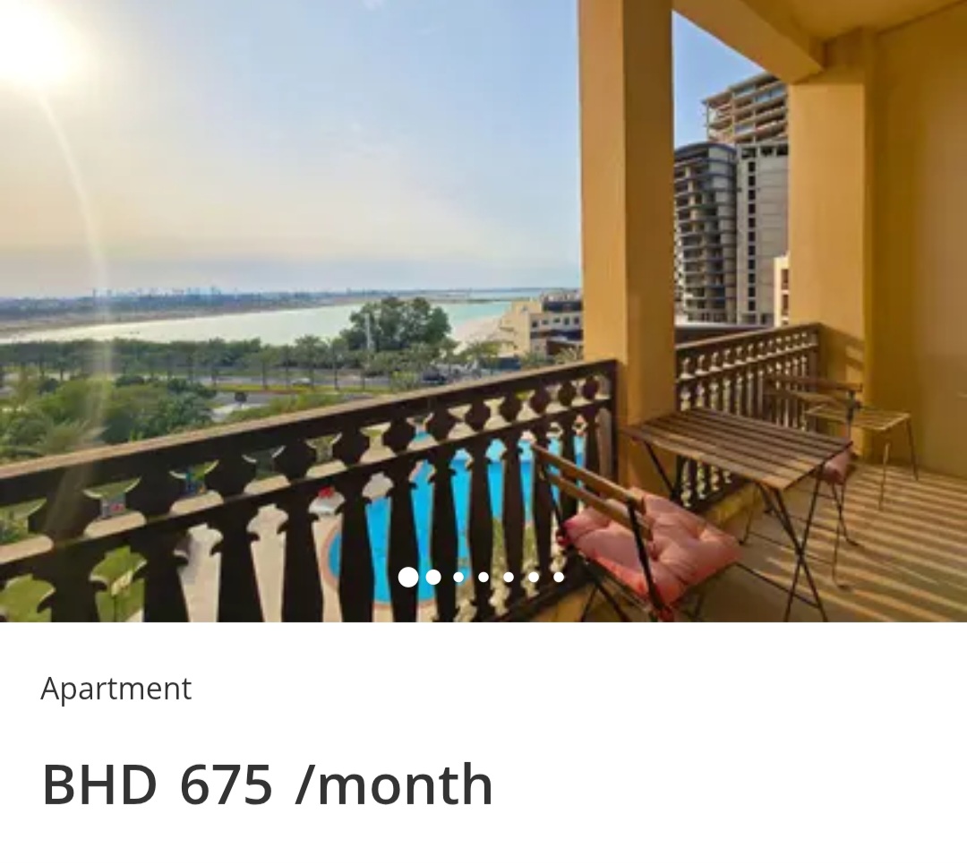 🌊 Amwaj | High Floor Sea View + Maid