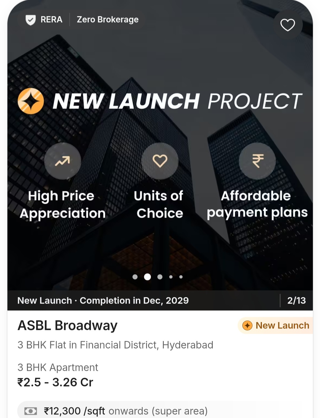 🏙️ ASBL Broadway – New Launch in Financial District!