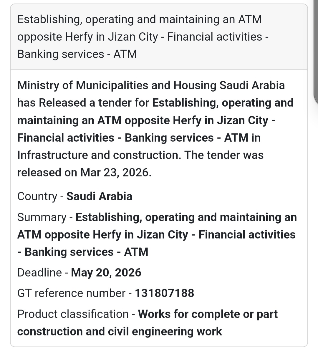 🏧 ATM Installation Project