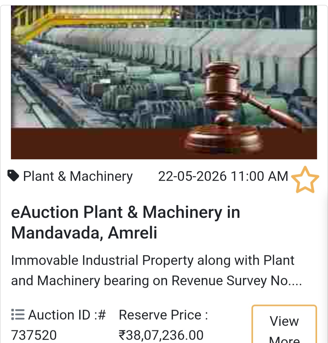 🏦 Bank Auction Property in Amreli
