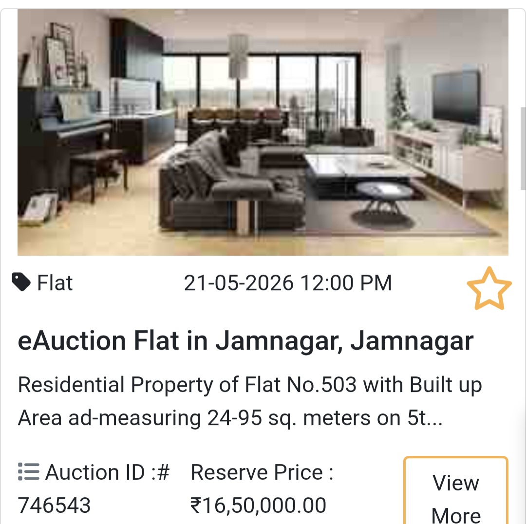 🏦 Bank Auction Property in jamnagar