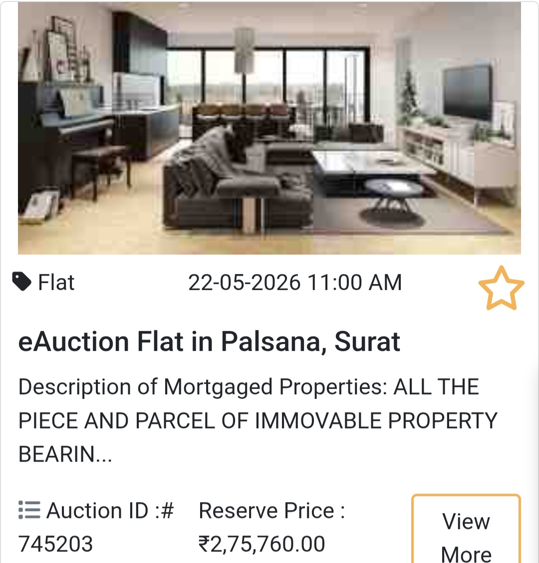 🏦 Bank Auction Property in palsana