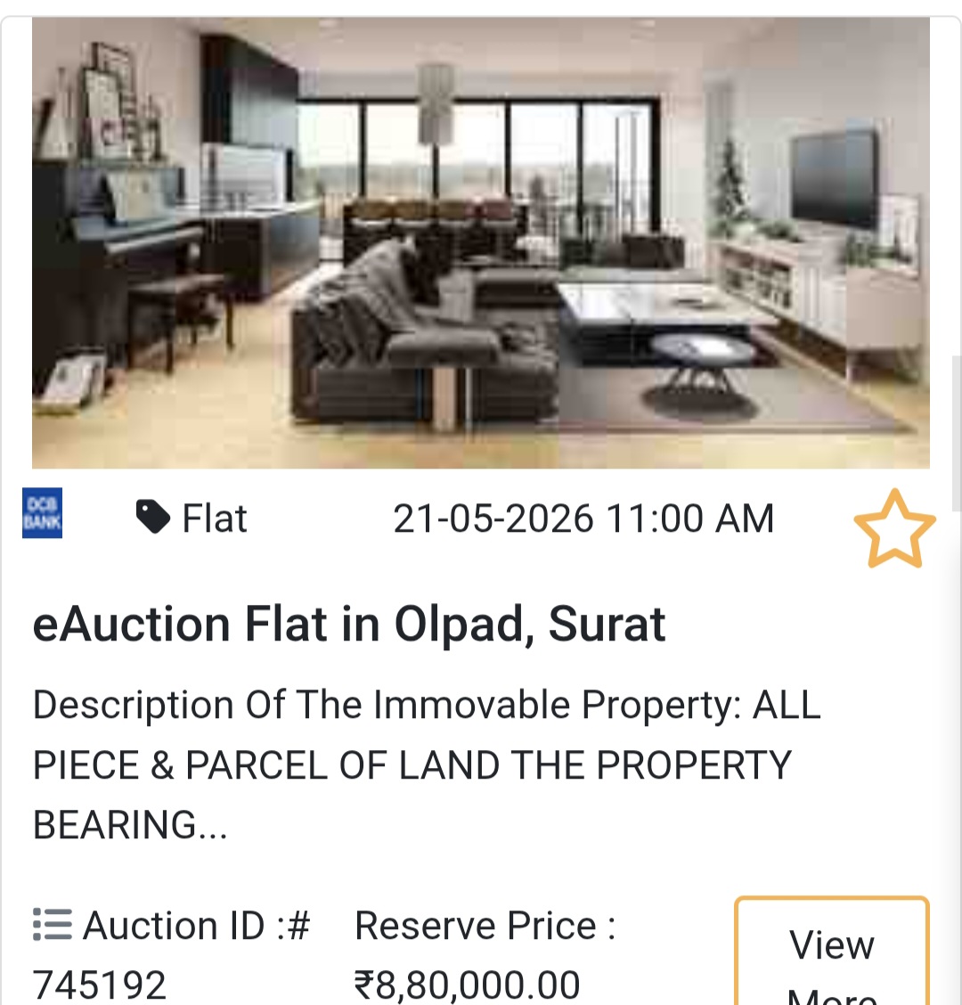 🏦 Bank Auction Property in surat