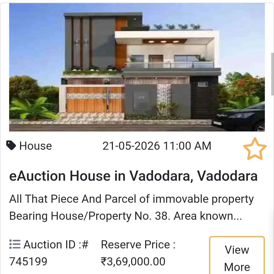 🏦 Bank Auction Property in Vadodara