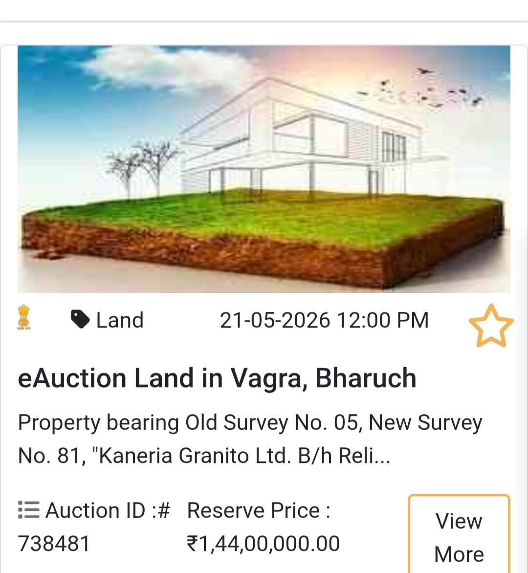 🏡 Bank Auction Property in Vagra, Bharuch
