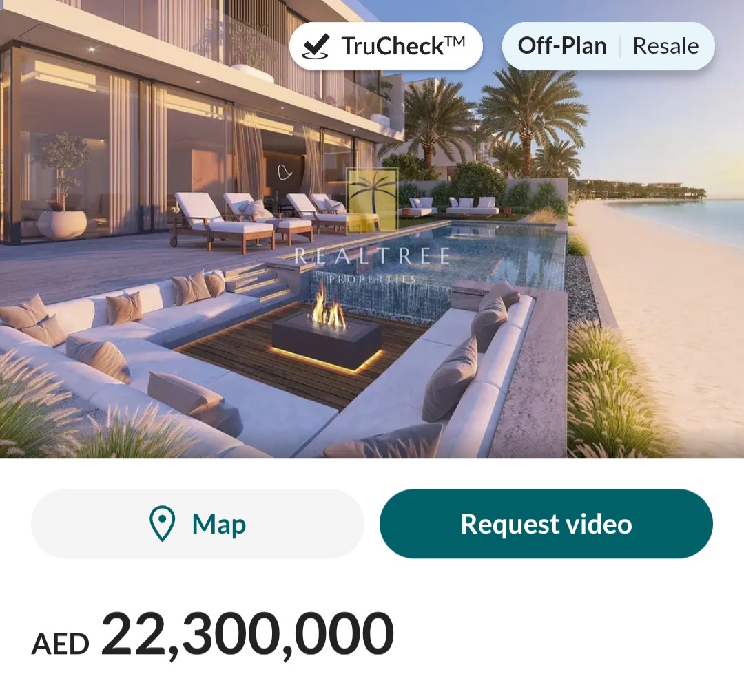 🌊 Beachfront 6BR Villa | Frond L – Palm Jebel Ali