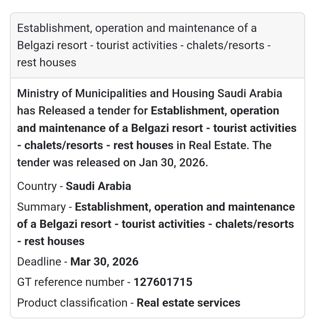 🏖️ Belgazi Resort Development