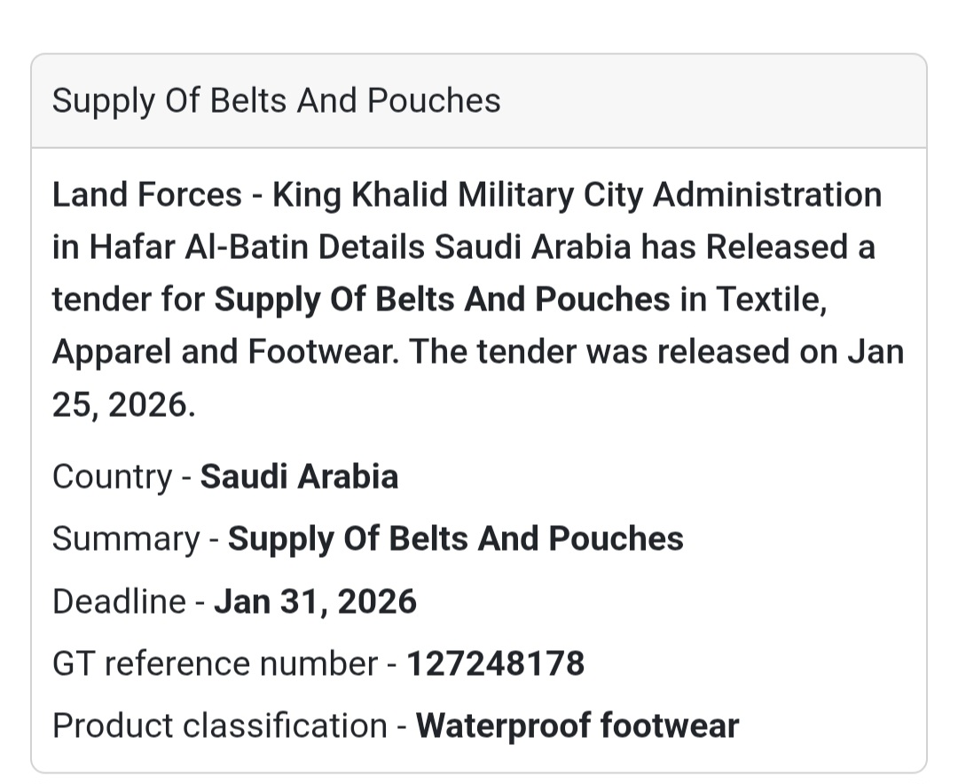 🎒 Belts & Pouches Supply – Military City