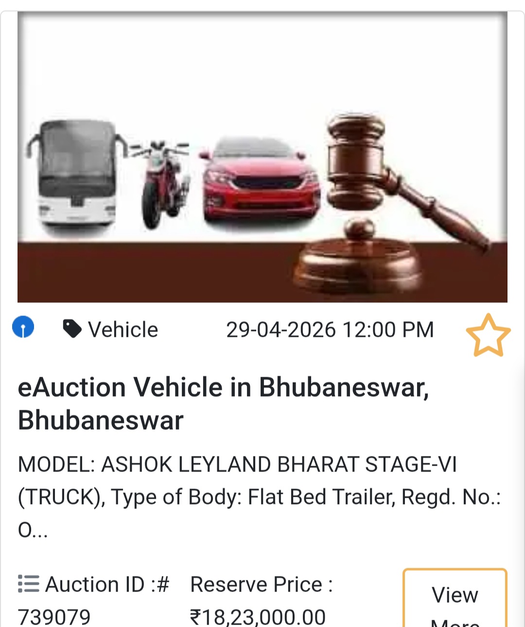 🏦 Bhubaneswar Heavy Vehicle Auctions 🚛