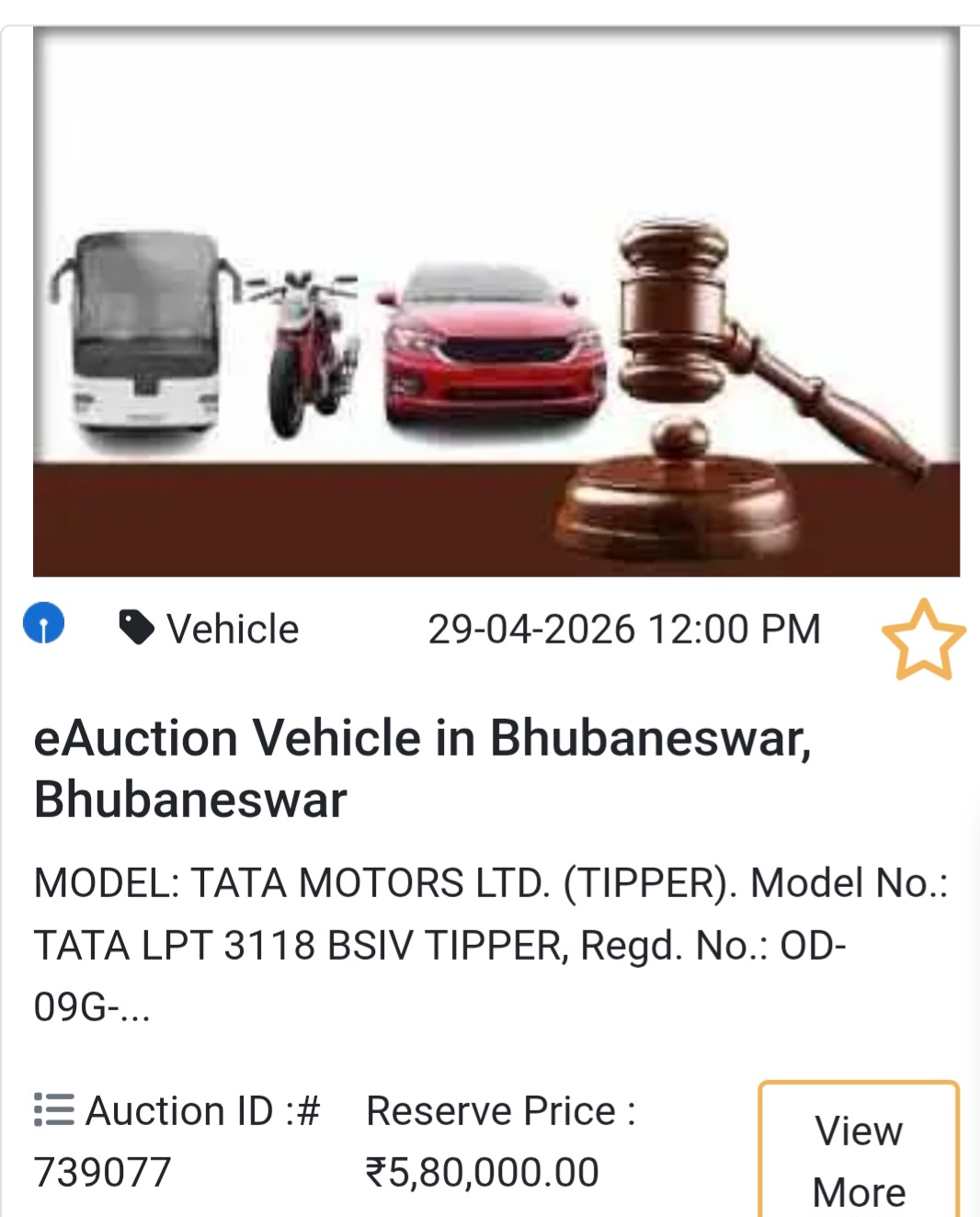 🏦 Bhubaneswar Heavy Vehicle Auctions 🚛