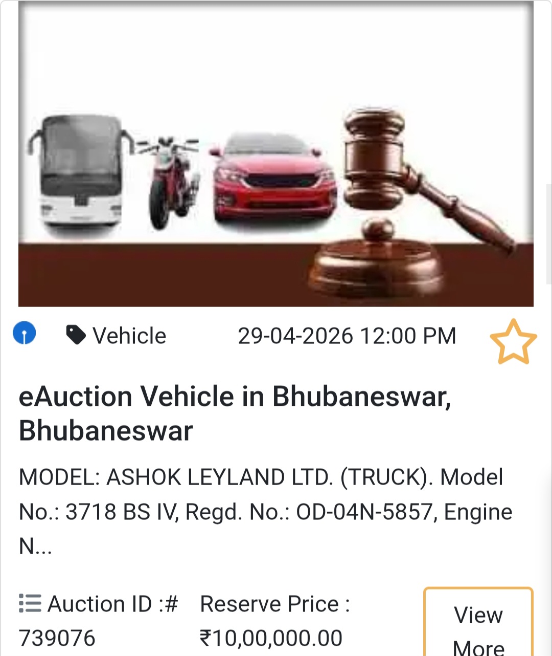 🏦 Bhubaneswar Heavy Vehicle Auctions 🚛