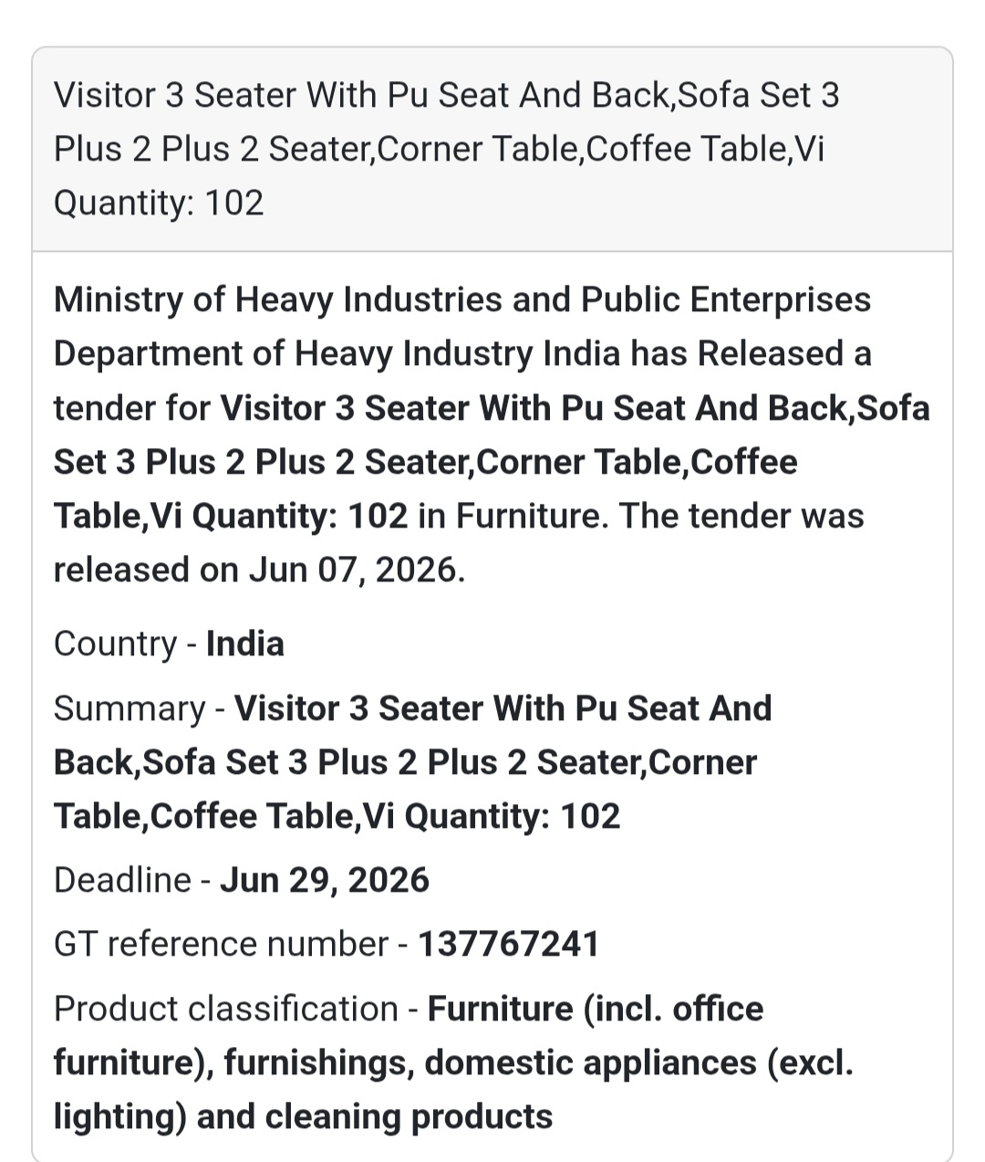 📍 Bihar, India | Visitor Seater, Sofa Set & Coffee Table