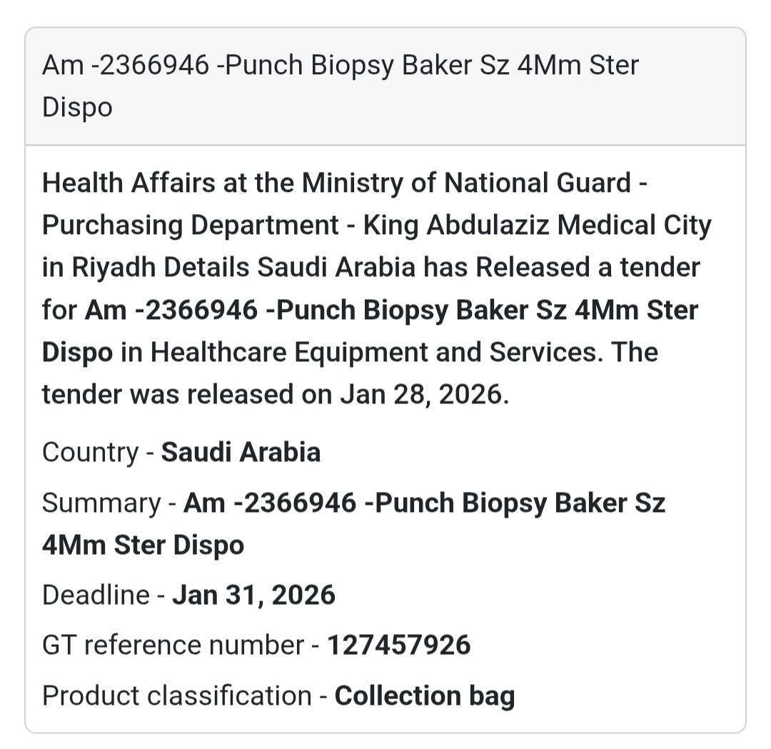 🧬 Biopsy Medical Device | Riyadh