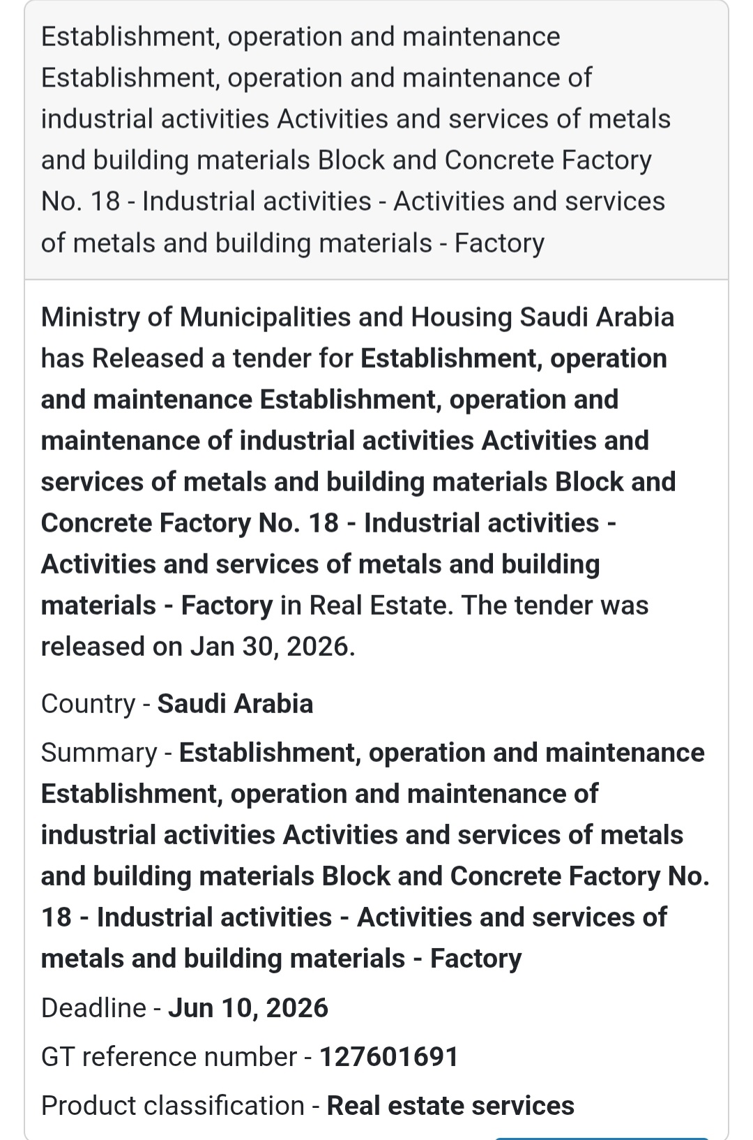 🧱 Block & Concrete Factory No. 18