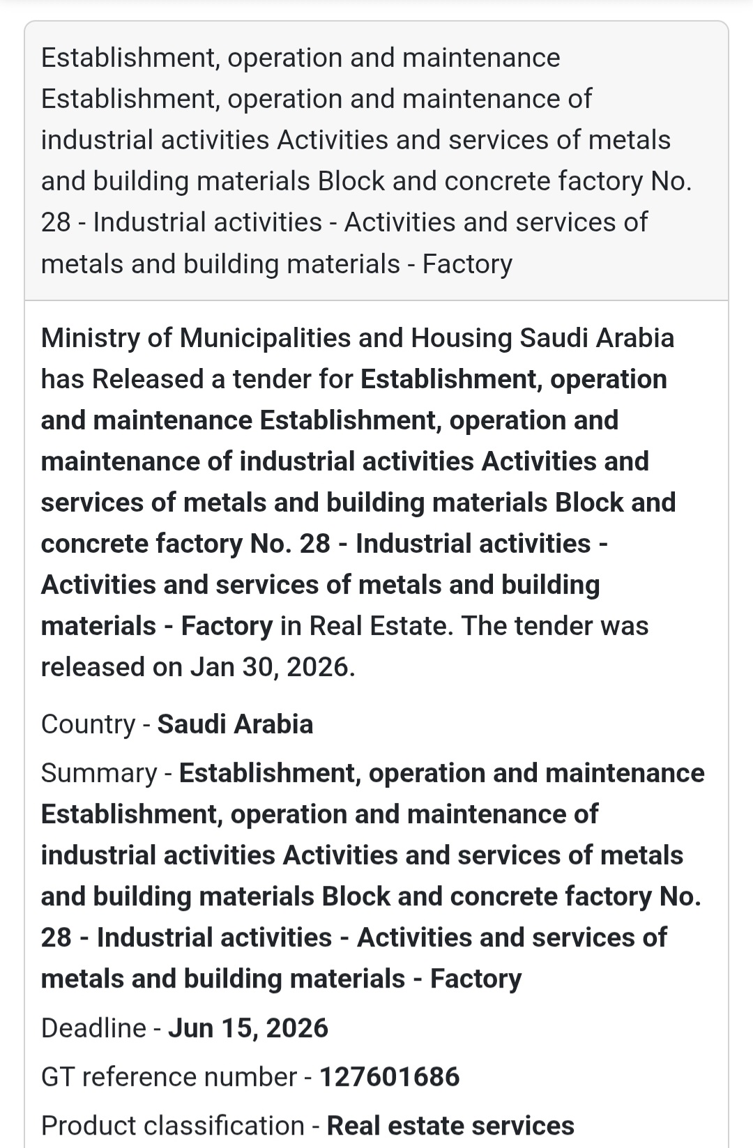 🧱 Block & Concrete Factory – No. 28