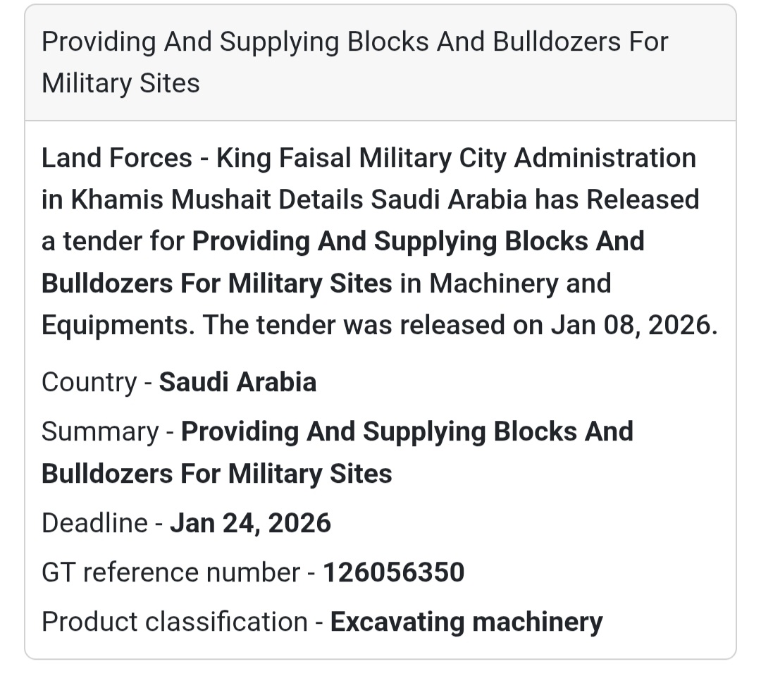 🚜 Blocks & Bulldozers for Military Sites