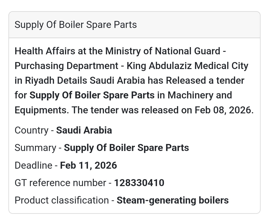 🔥 Boiler Spare Parts Supply