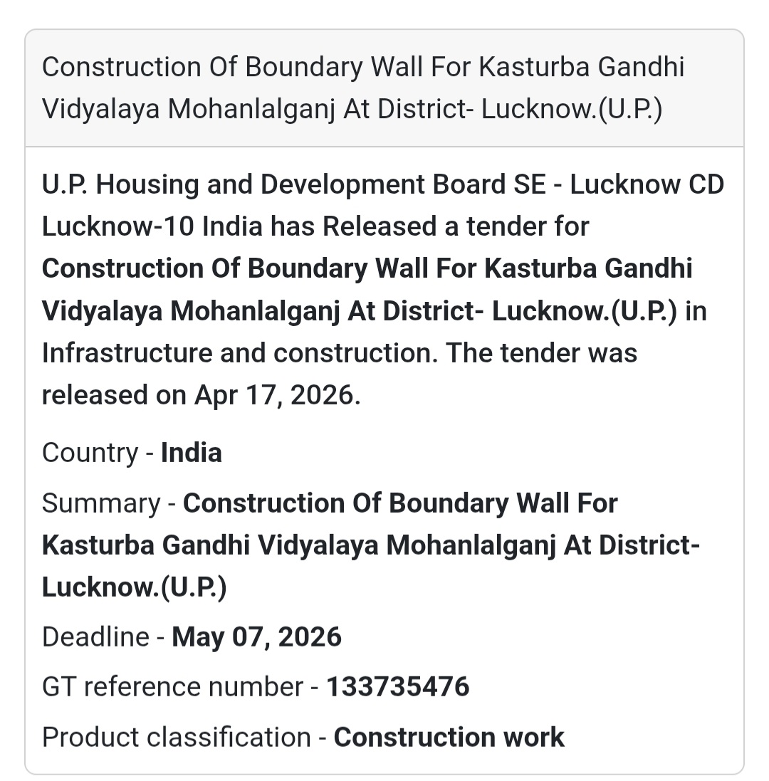 🧱 Boundary Wall Construction – Lucknow