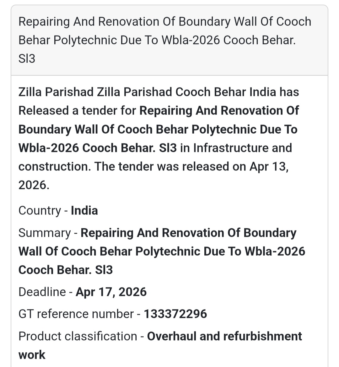 🧱 Boundary Wall Repair & Renovation
