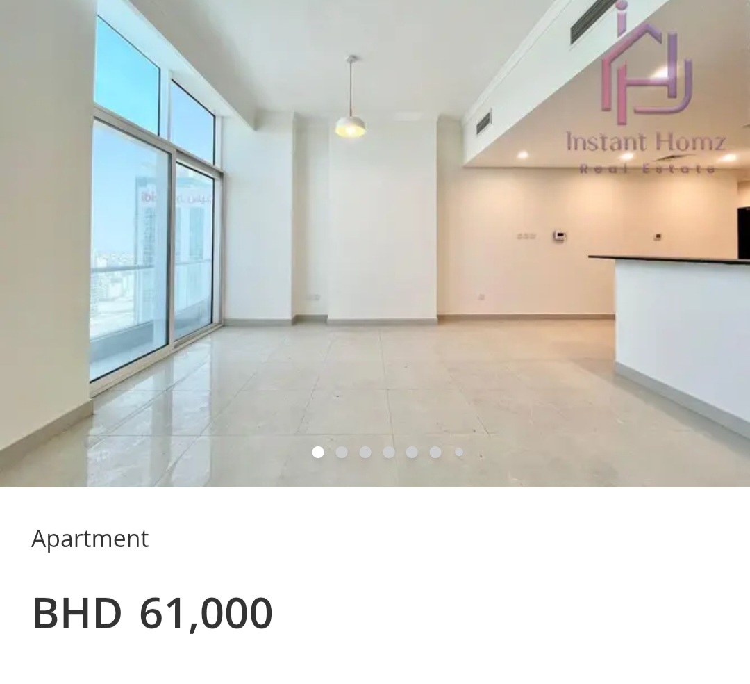 🆕 Brand New 1BHK | Family Tower – BHD 61,000