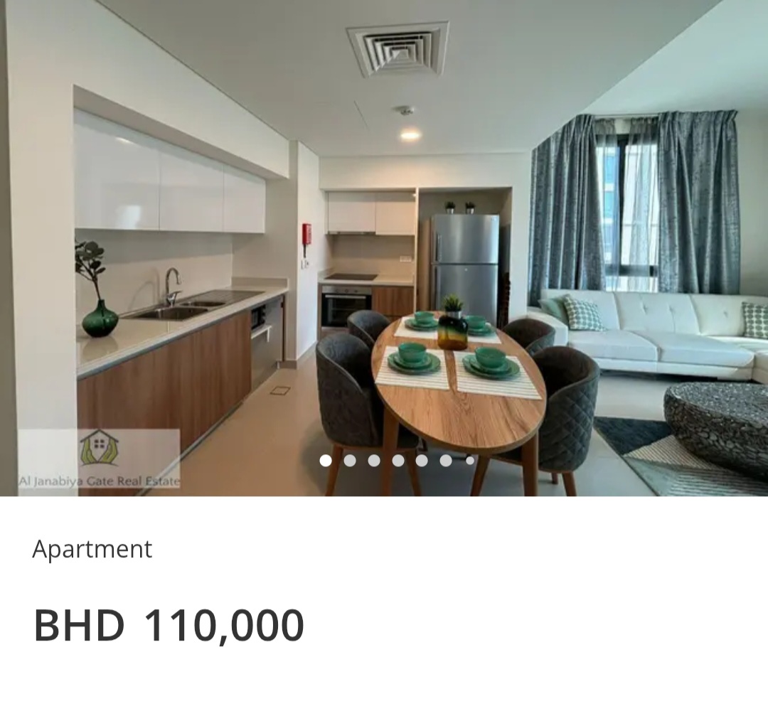 🆕 Brand New Apartment in Marassi – BHD 110,000