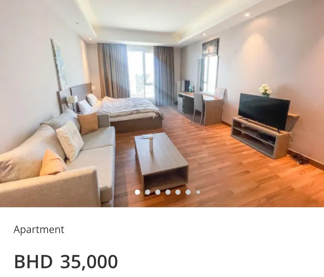 🌟 Bright & Modern Rented Studio – BHD 35,000