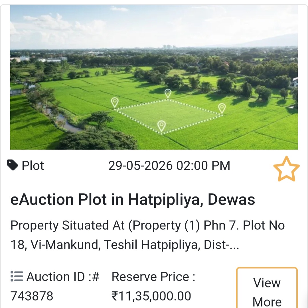 🌿 Budget Plot in Hatpipliya, Dewas