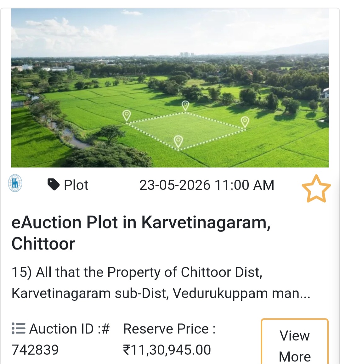 Budget Plot in Karvetinagaram
