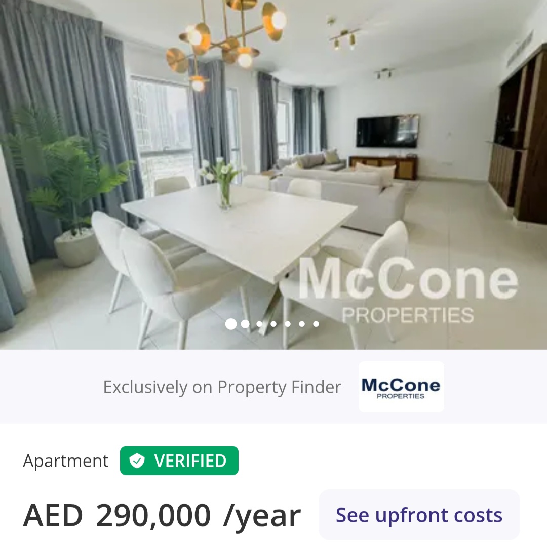 🌊 Burj & Fountain View | Huge Layout