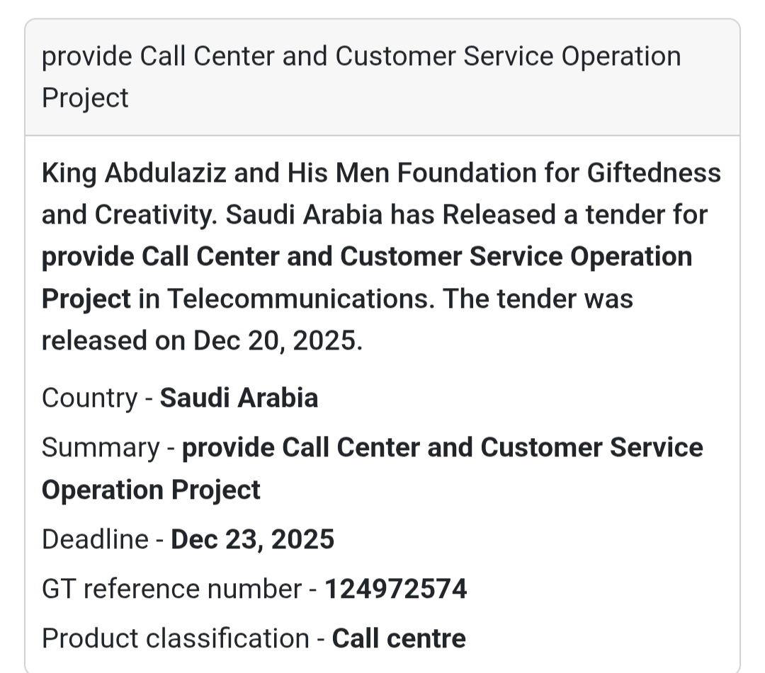 🔔 Call Center & Customer Support Services | Saudi Arabia 🇸🇦