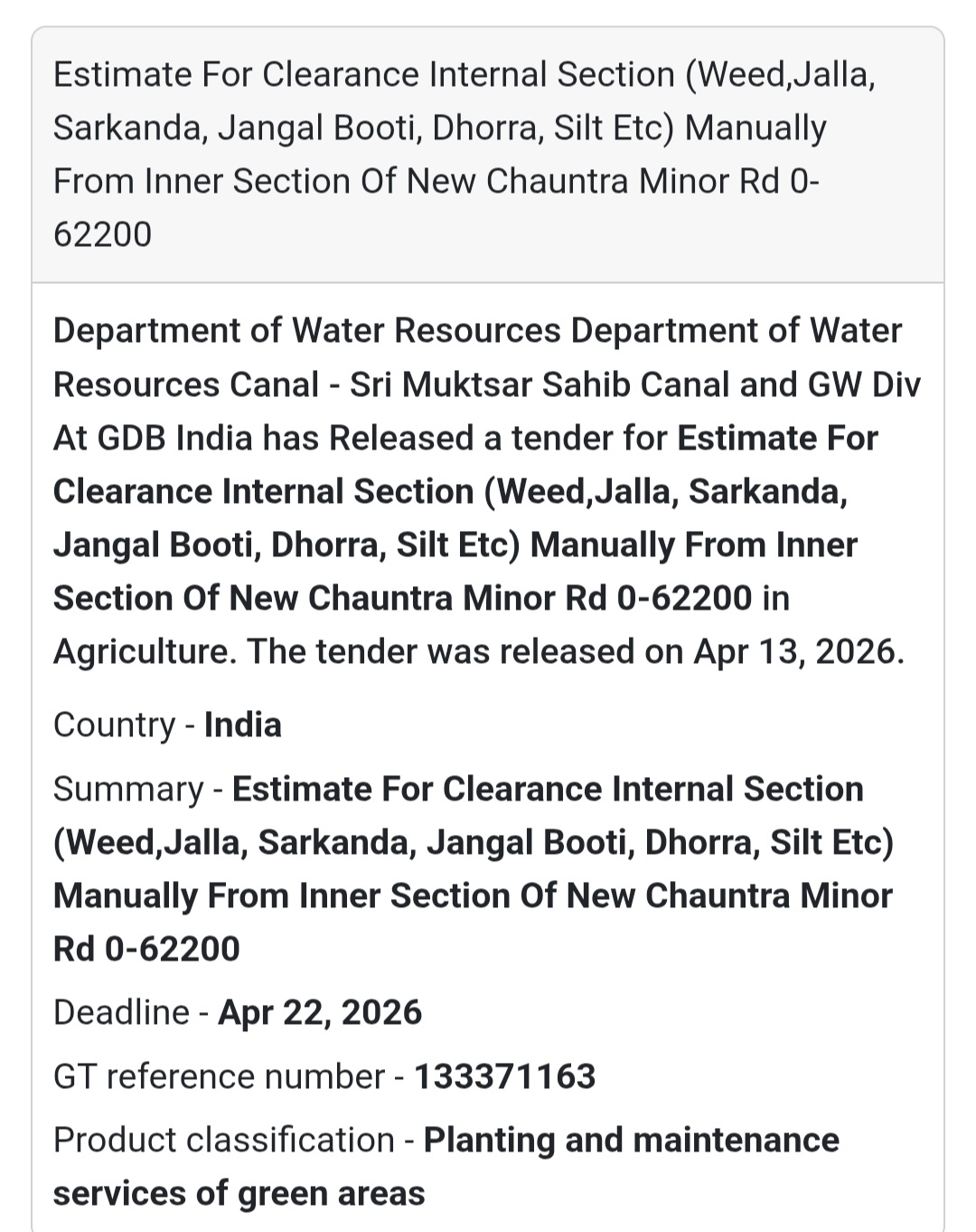 💧 Canal Cleaning – Malout & Sheikhu Minor